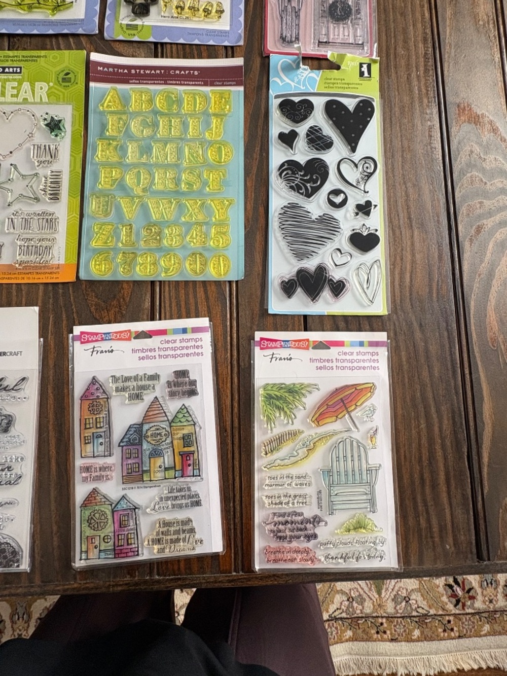 Lot of Clear stamps - 16 Sets - Hero Arts - Stampendous - Martha Stewart & More - Picture 5 of 10